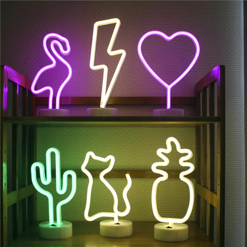 Charming LED Table Lamp with USB & Battery Options for Any Space