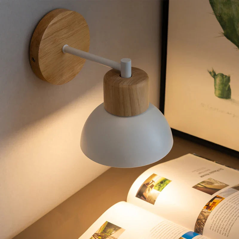 Natural Elegance LED Wall Light for Bedroom & Hallways