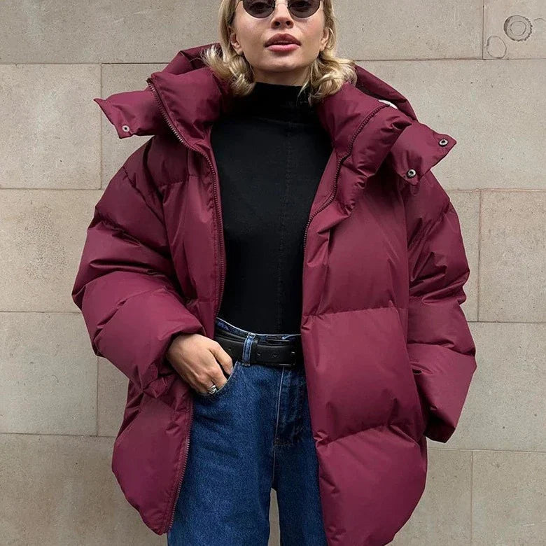 Women’s Puffer Jacket | Waterproof & Insulated Design | Oversized Fit | Comfortable Warmth
