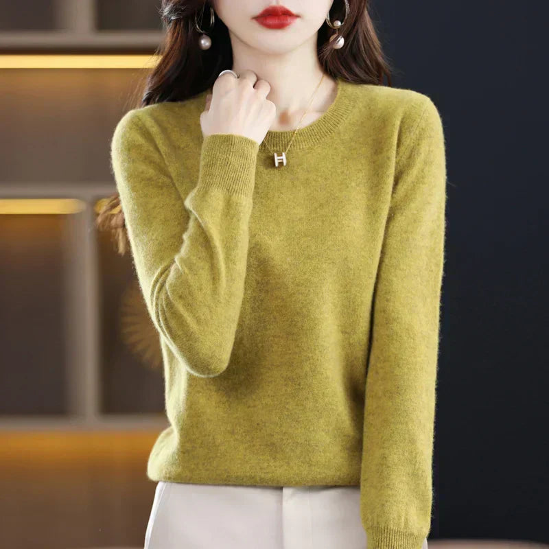 LuxeCashmere Women's Pure Merino Wool Sweater Collection