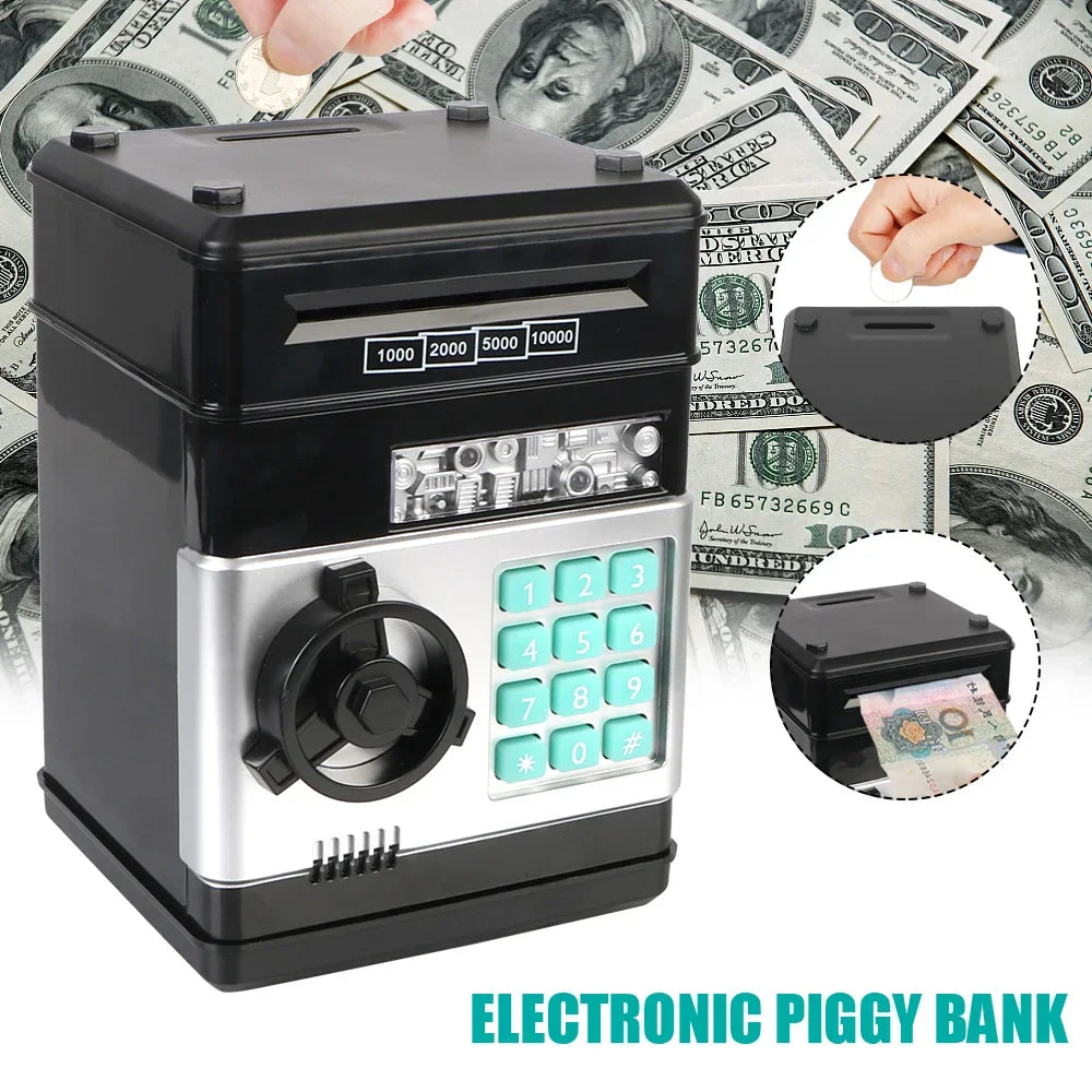 Smart Savings Vault with Password Protection for Kids