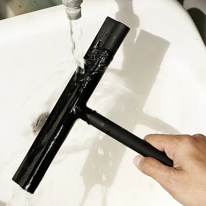 Glass Cleaner Squeegee with Holder – Streak-Free Finish for Showers