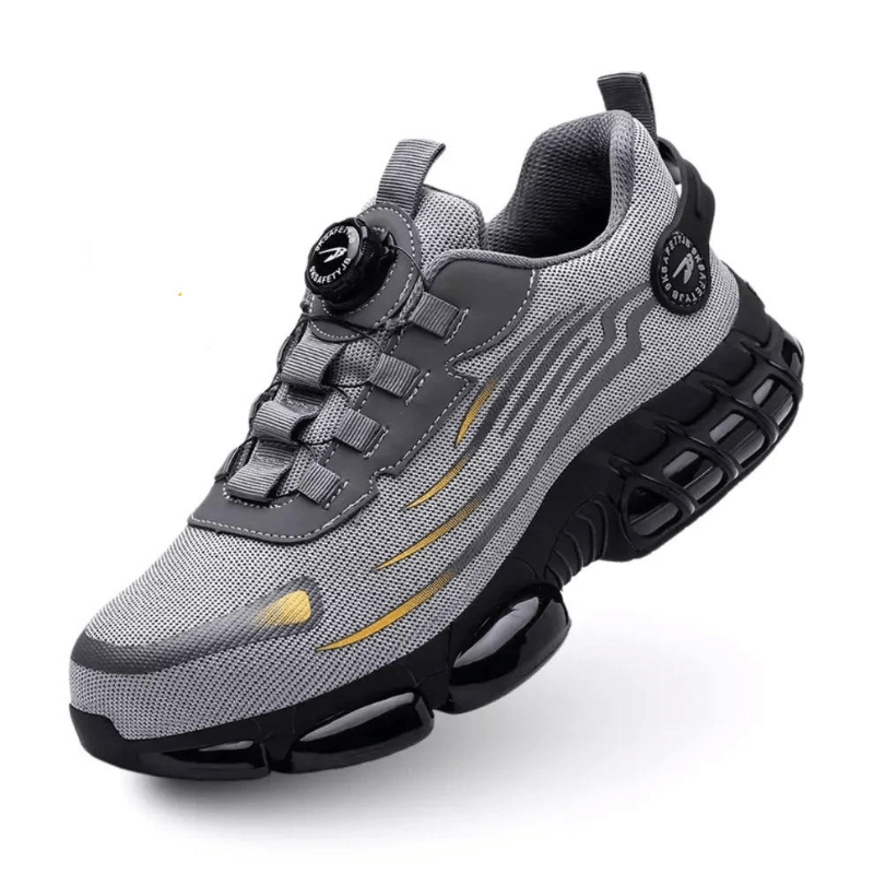 FortressGuard Work Boots with Steel Protection and Grip Sole