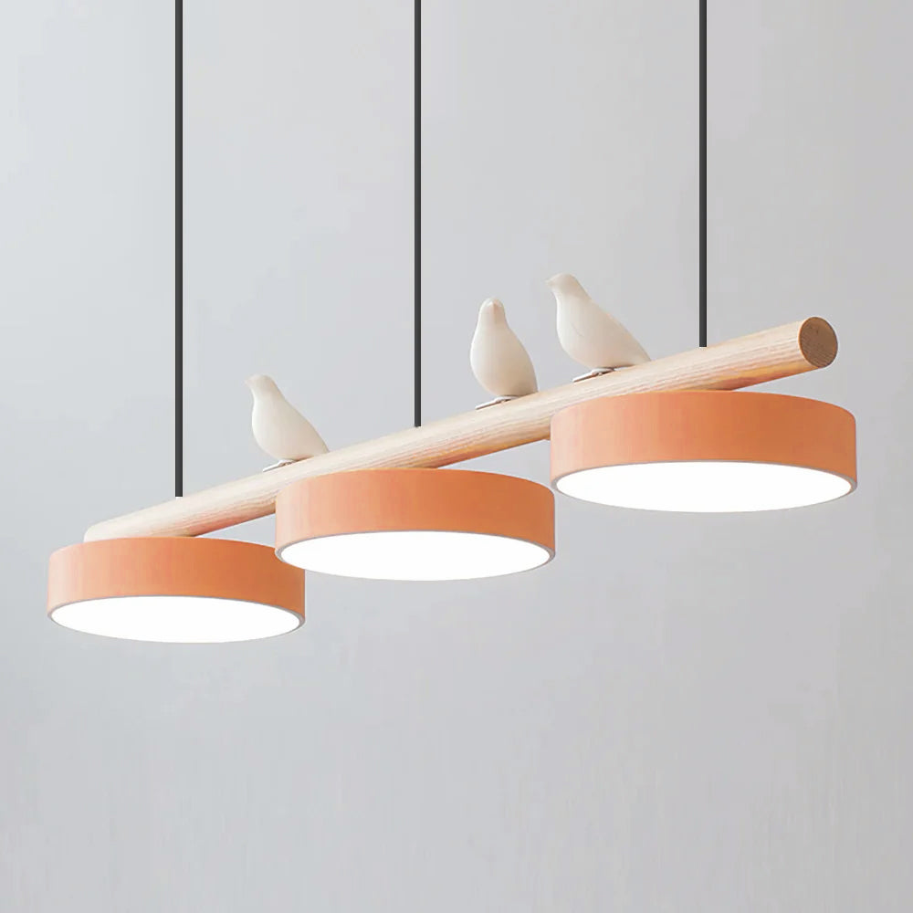 Elegant Glass Bird Pendant Light Fixture – Charming Design