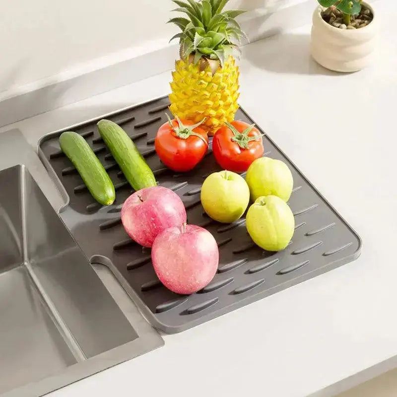 Versatile Silicone Drip Mat for Kitchen Protection