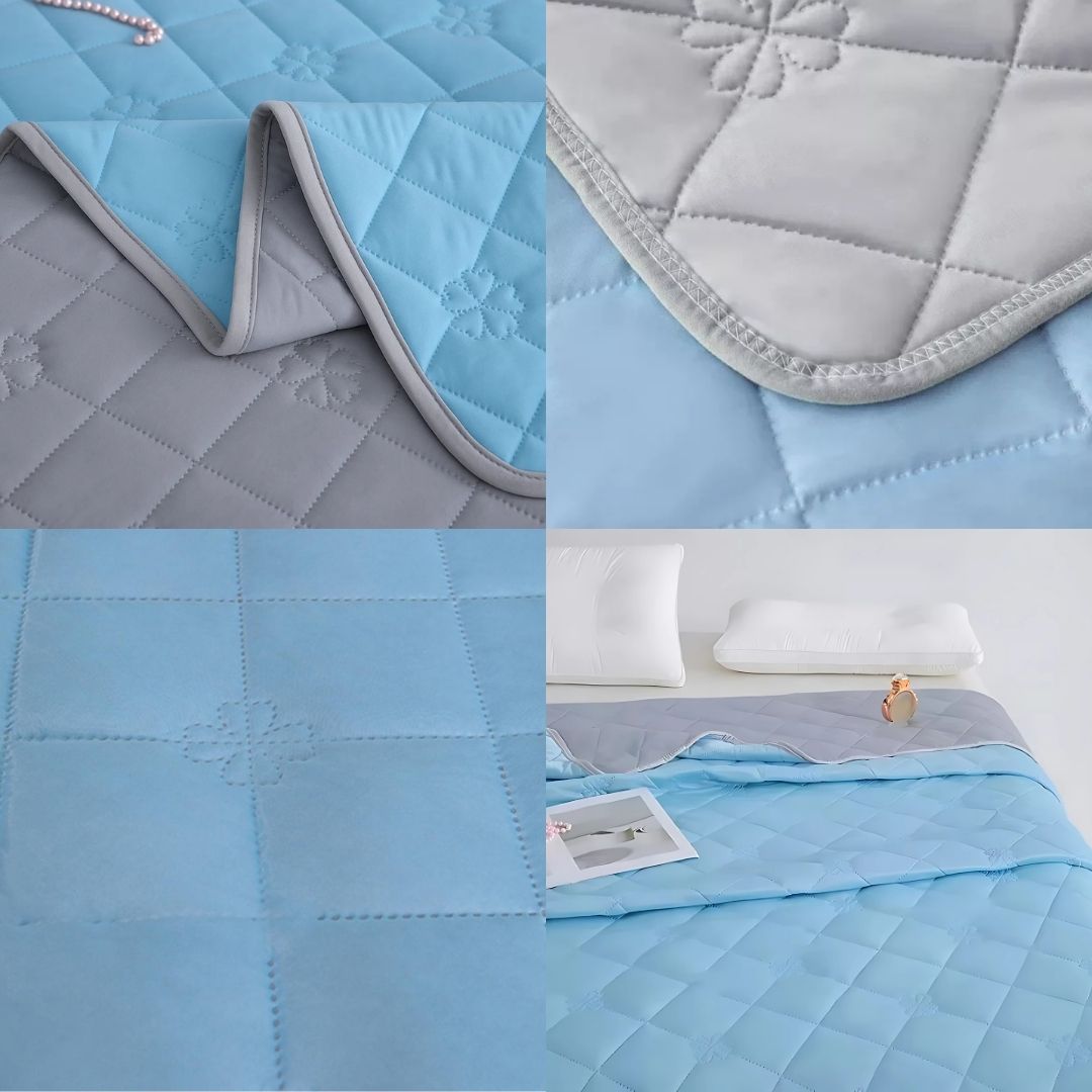 Cooling Blanket with Instant Chill Technology | Hypoallergenic for Sensitive Skin