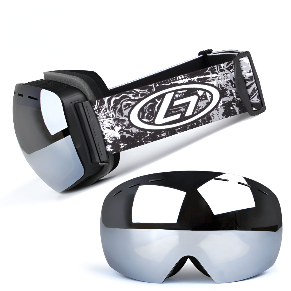 VisionMax Frameless Ski Goggles with Customizable Lenses