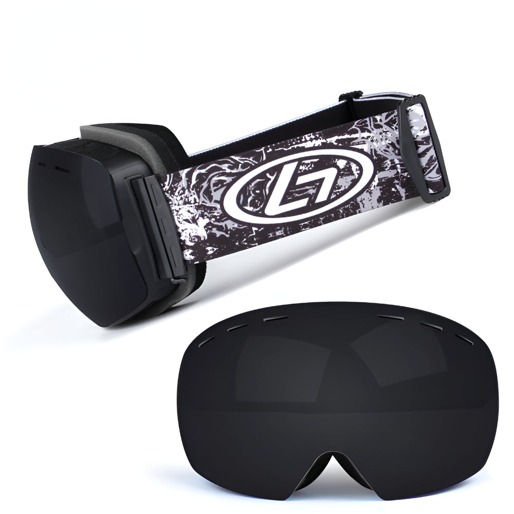 VisionMax Frameless Ski Goggles with Customizable Lenses
