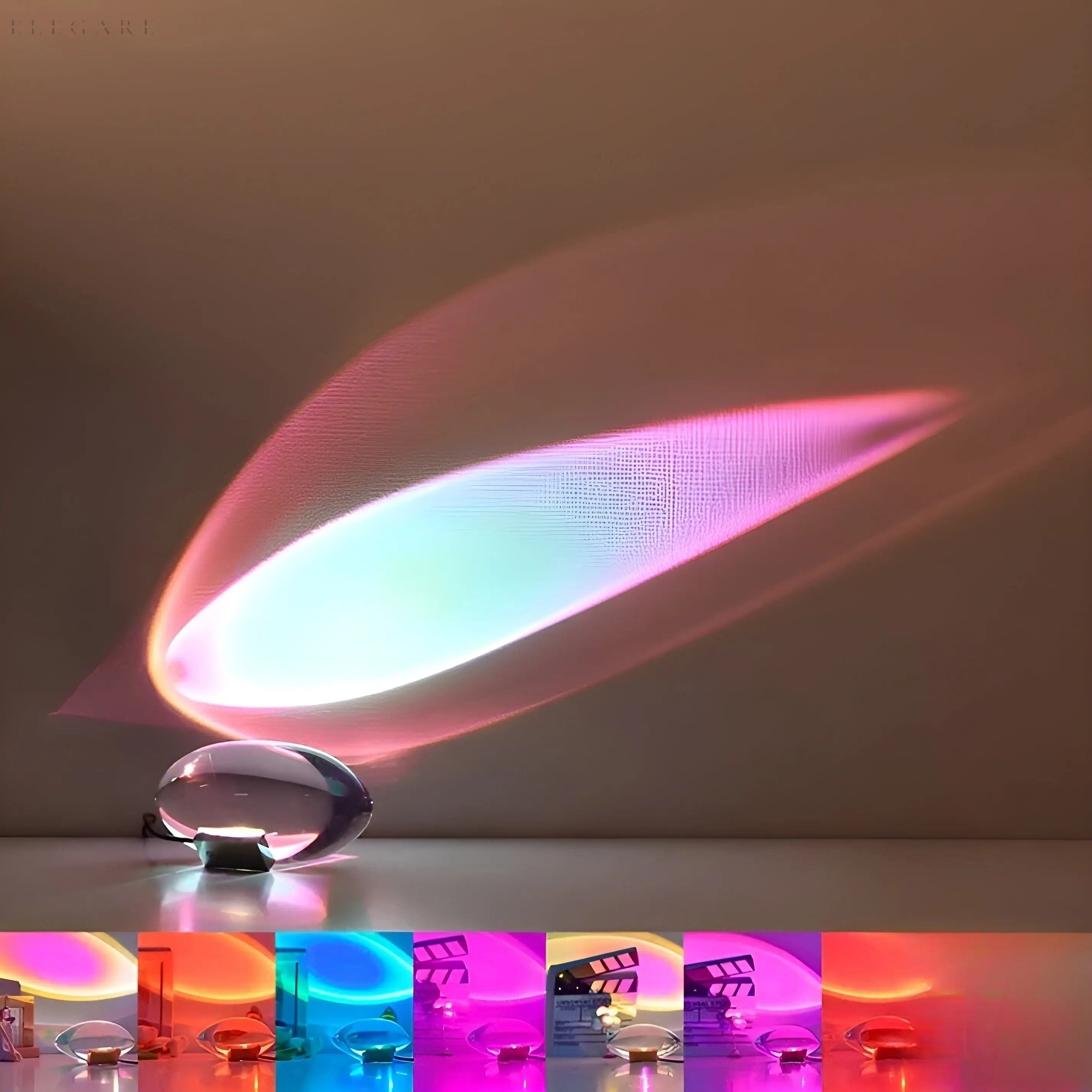 Taavita Light - LED Night Light Crystal Eye of the Sky