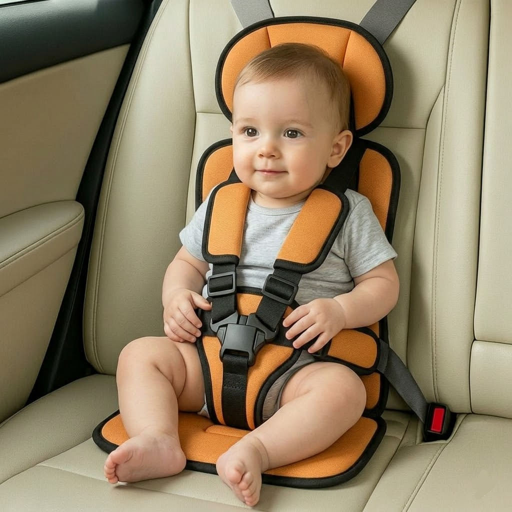 Ultimate Travel Booster Seat for Kids with Safety Harness