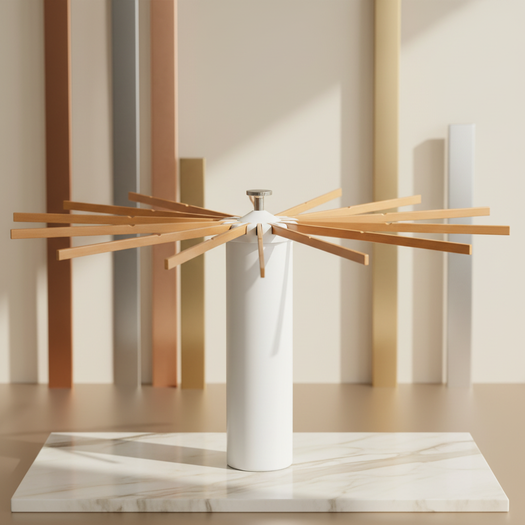 Compact and Stylish Indoor Laundry Drying Rack