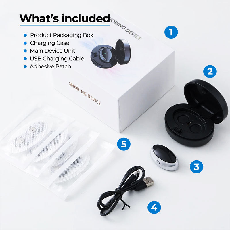 Wearable Chin Clip for Snore Detection | Comfortable Sleep Aid Device