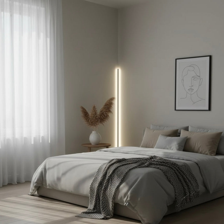 Smart RGB Corner Floor Lamp with Dimmable LED – App & Remote Control Options