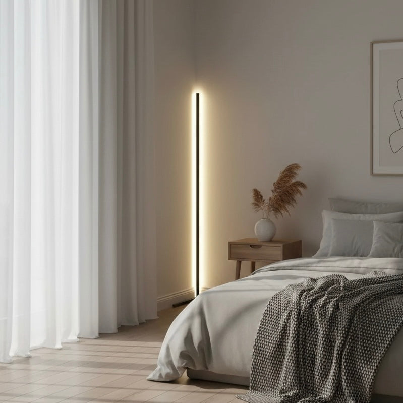 Smart RGB Corner Floor Lamp with Dimmable LED – App & Remote Control Options