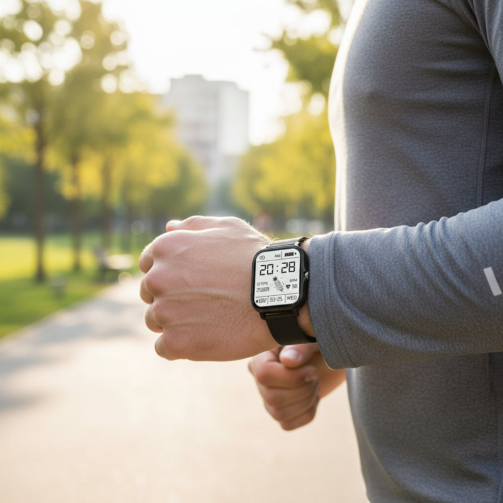 HD Touchscreen Smartwatch for Fitness Tracking and Bluetooth Calling