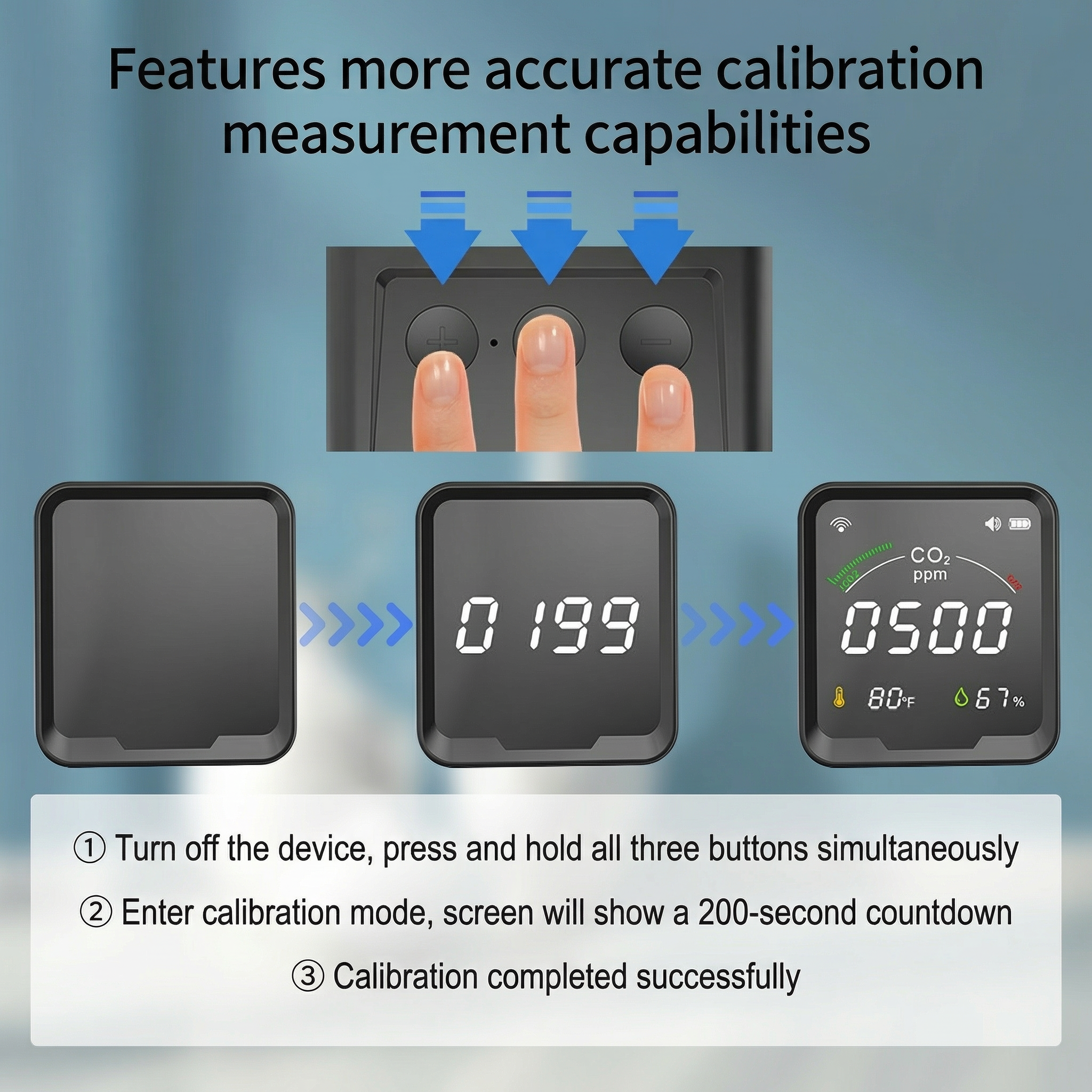 CO2 Monitor for Smart Homes | Air Quality Tracker with Instant Alerts
