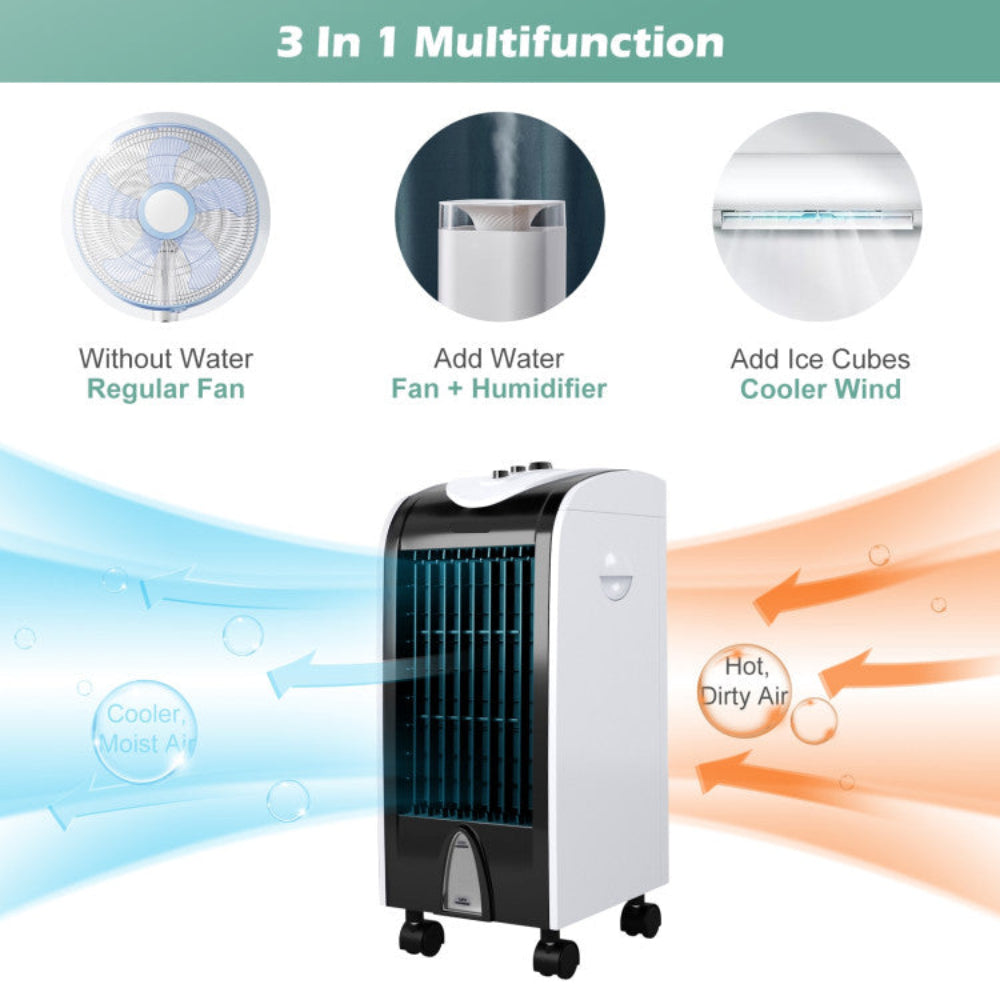 Portable Air Cooler with 4 Functions for Comfortable Cooling at Home
