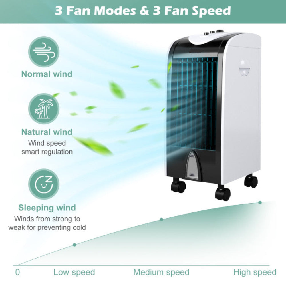 Portable Air Cooler with 4 Functions for Comfortable Cooling at Home