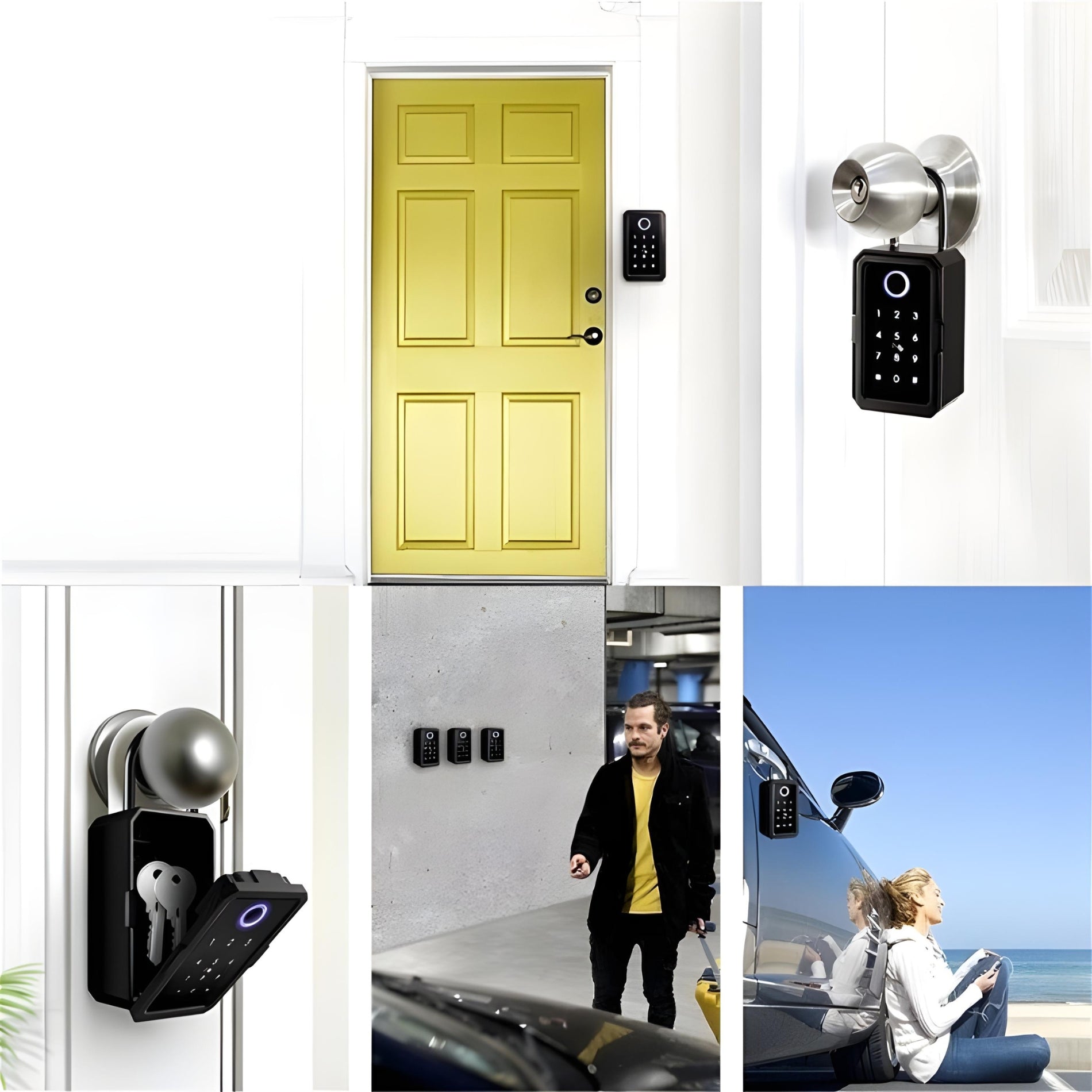 Wi-Fi Smart Lockbox – Key Storage with Fingerprint Access