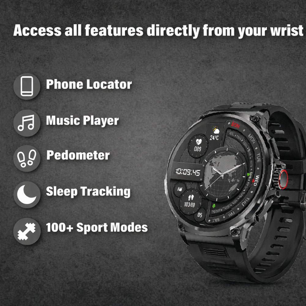 All-Terrain Fitness Tracker with Smart Notifications