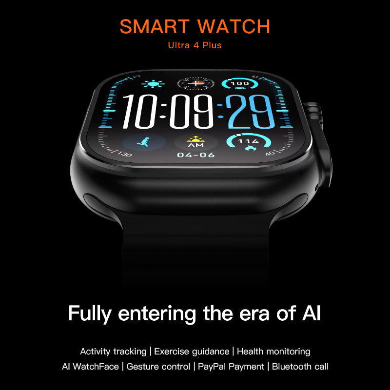AI-Enabled Smartwatch with Health Tracking and Voice Assistant for Active Use