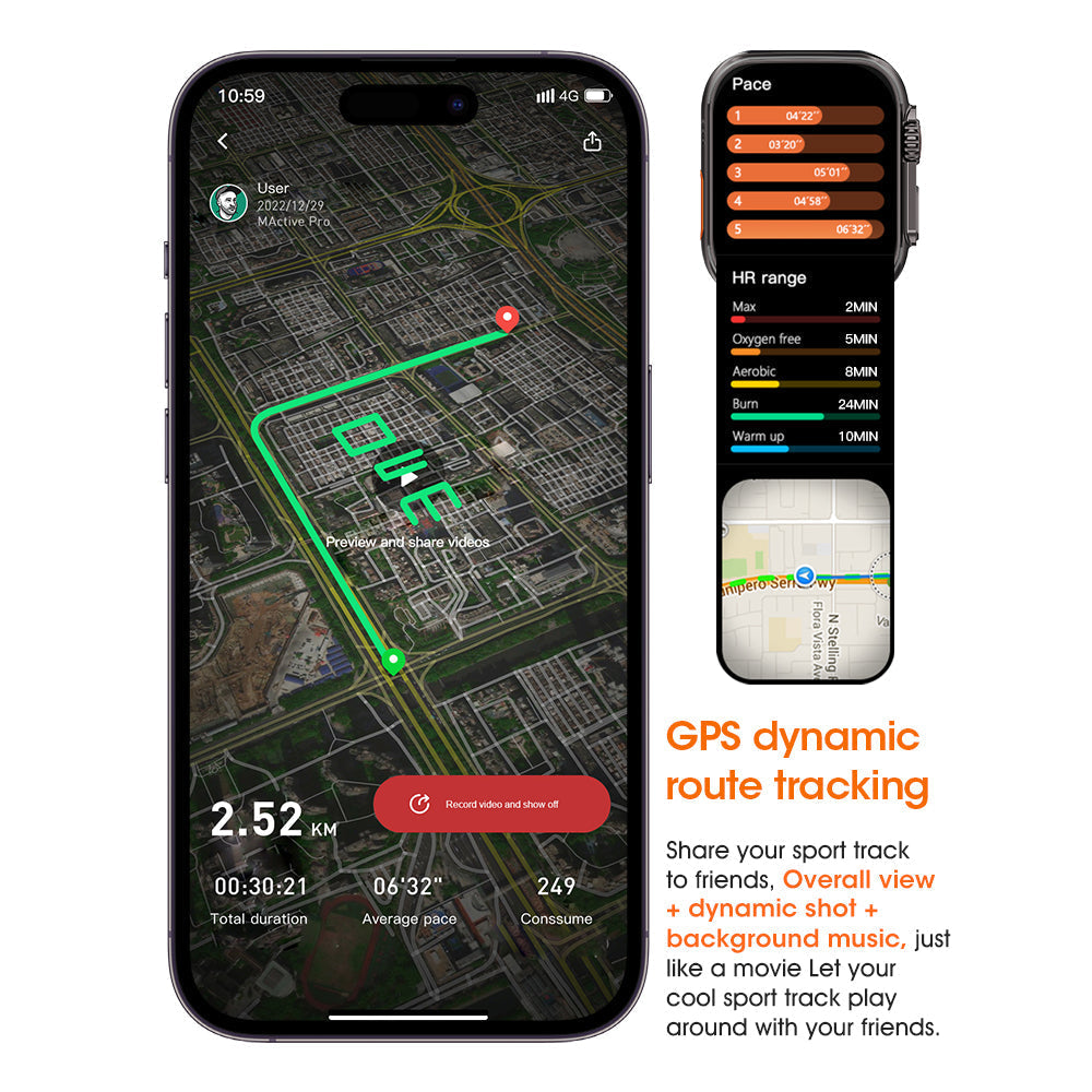AI-Enabled Smartwatch with Health Tracking and Voice Assistant for Active Use