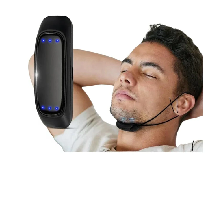 Rechargeable Anti-Snoring Device with Smart Features