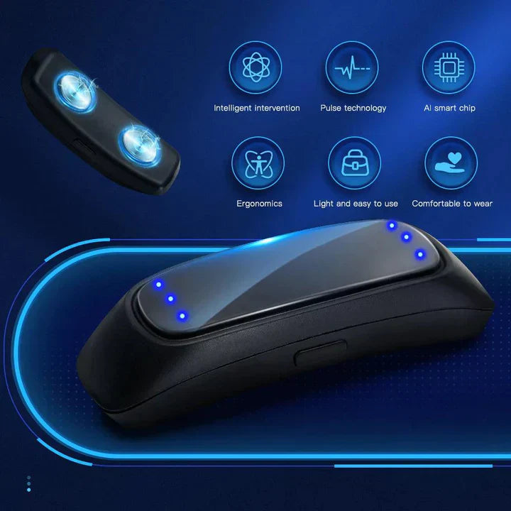 Rechargeable Anti-Snoring Device with Smart Features