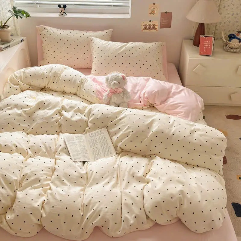 Cozy Comfort Bedding Set - 4-Piece Soft Microfiber Collection for Sleep
