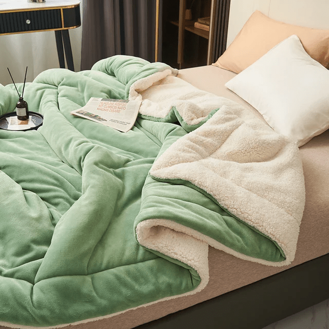 EmbraceCozy Premium Flannel Fleece Blanket for Ultimate Comfort