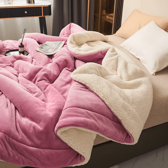 EmbraceCozy Premium Flannel Fleece Blanket for Ultimate Comfort