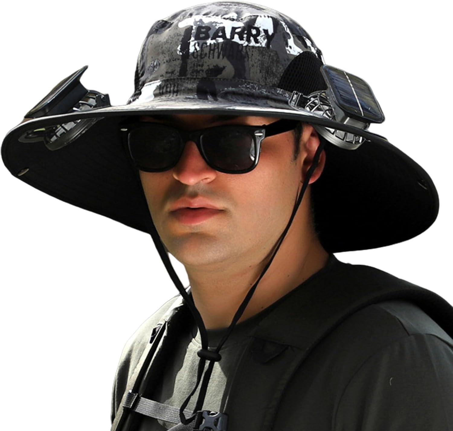 Adjustable Solar Fan Hat with Dual Power – Keep Cool Outside