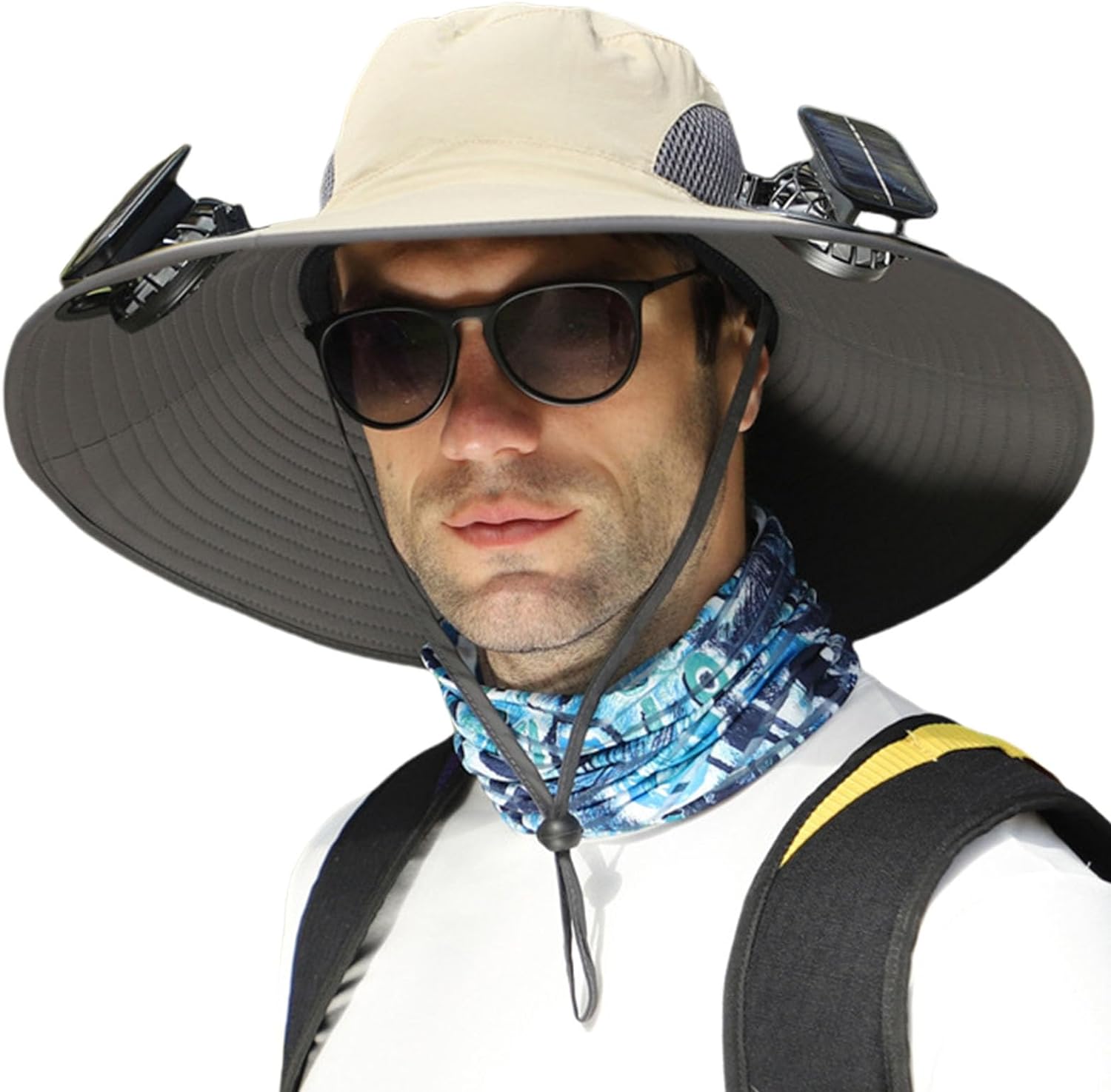 Adjustable Solar Fan Hat with Dual Power – Keep Cool Outside
