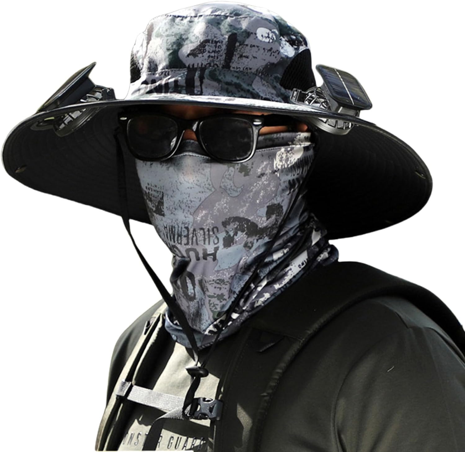 Adjustable Solar Fan Hat with Dual Power – Keep Cool Outside