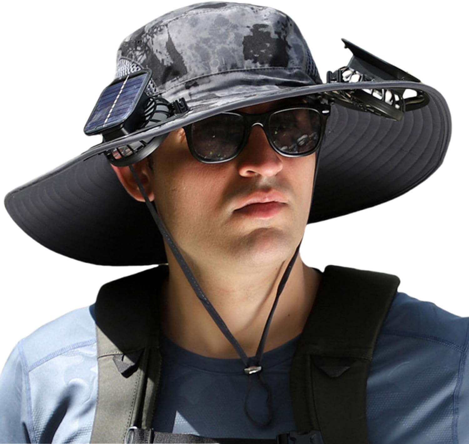 Adjustable Solar Fan Hat with Dual Power – Keep Cool Outside