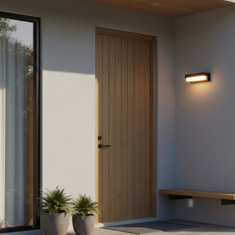 Weatherproof Solar Wall Light - Eco-Friendly Outdoor Illumination