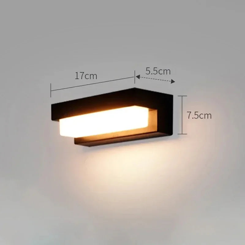 Weatherproof Solar Wall Light - Eco-Friendly Outdoor Illumination