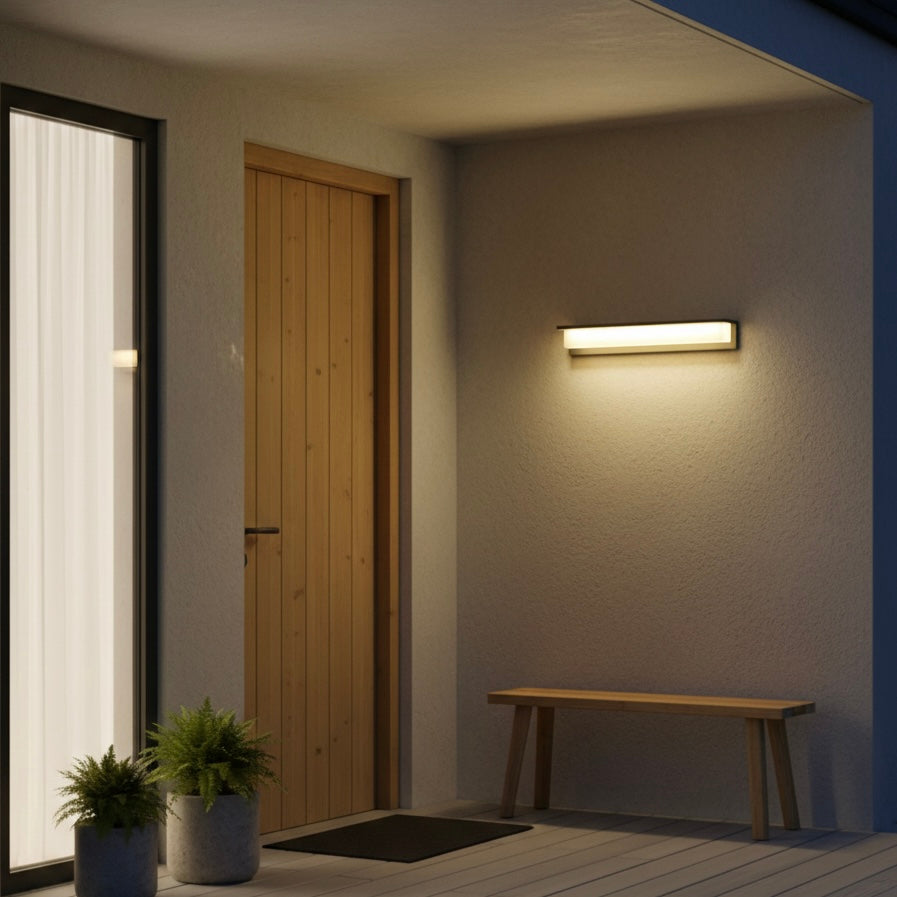 Weatherproof Solar Wall Light - Eco-Friendly Outdoor Illumination