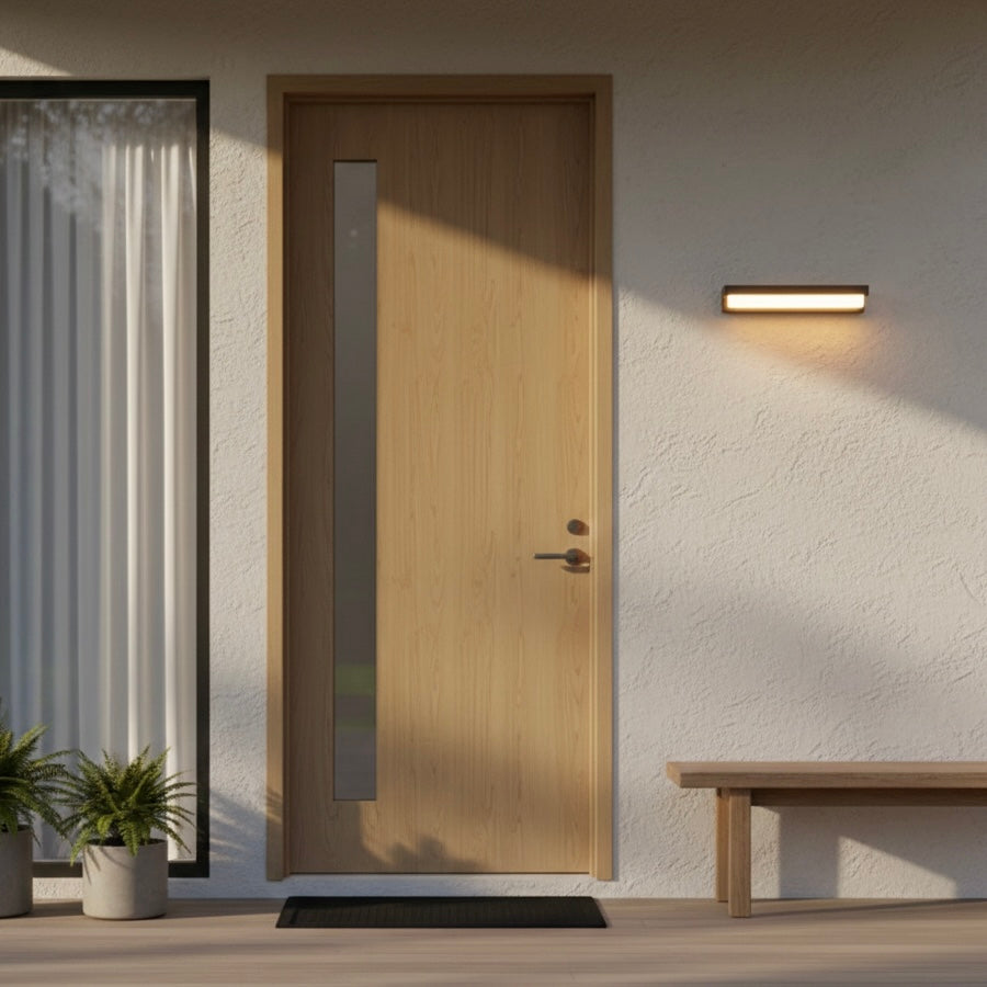 Weatherproof Solar Wall Light - Eco-Friendly Outdoor Illumination