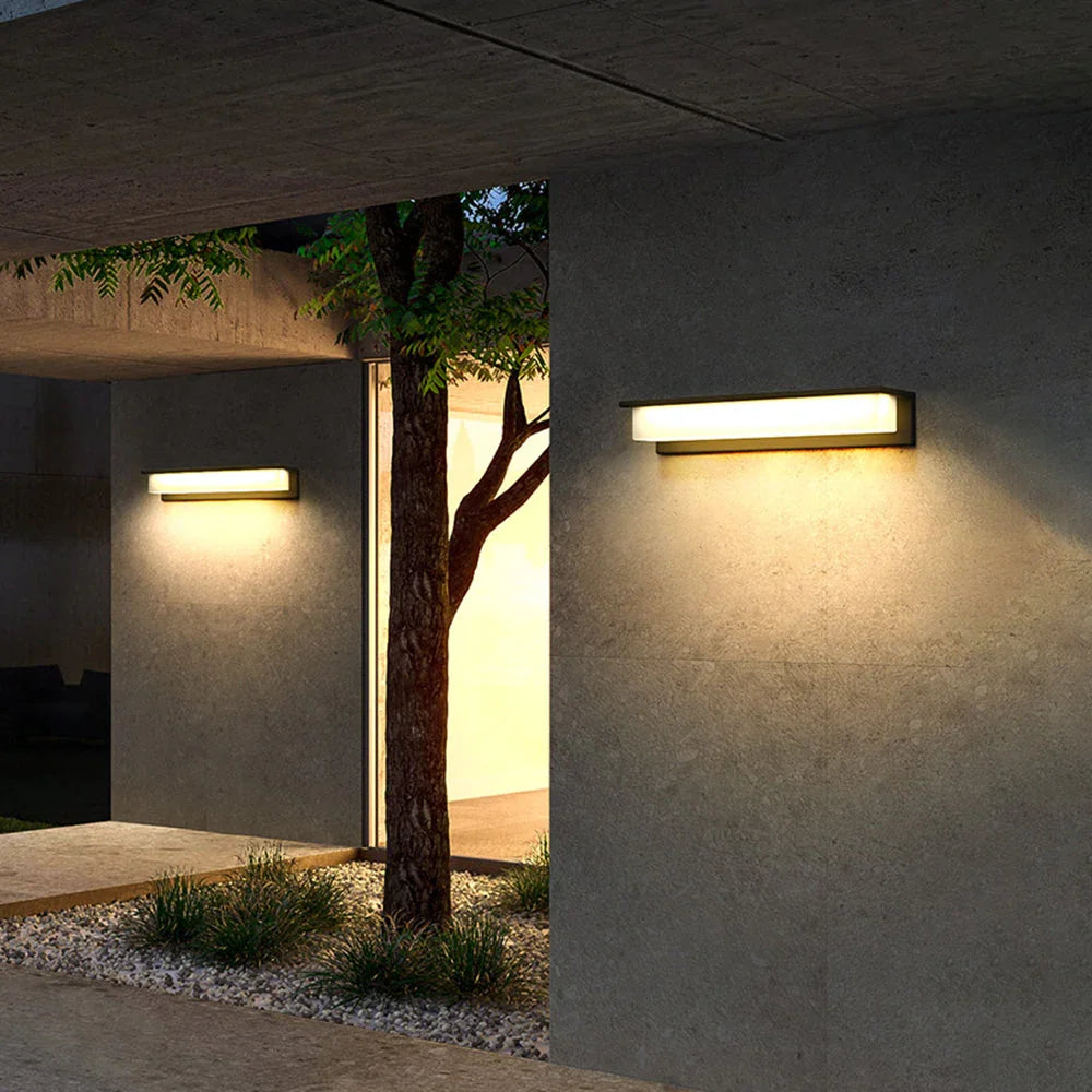 Weatherproof Solar Wall Light - Eco-Friendly Outdoor Illumination