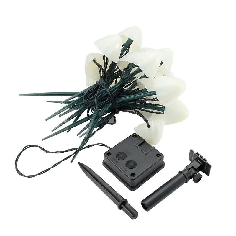 Luminous Fungi Solar LED Lights for Enchanted Gardens