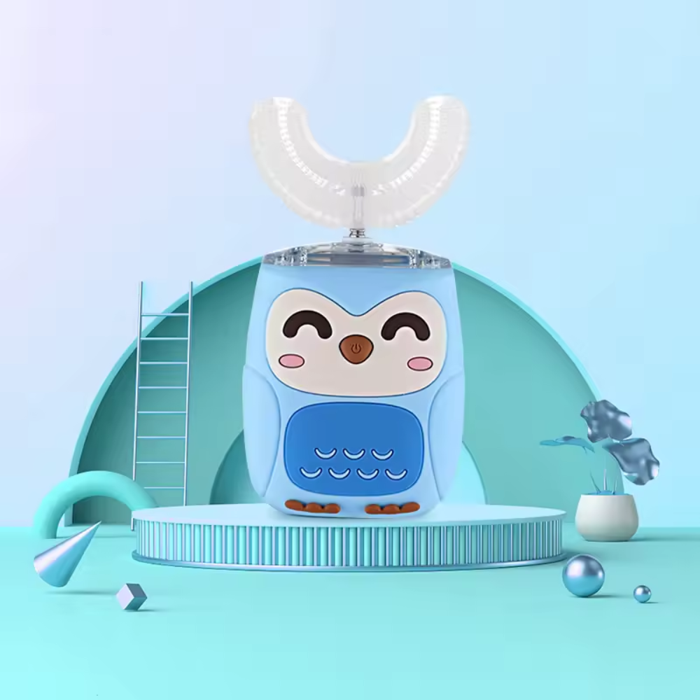 Electric Toothbrush with U-Shaped Head and 360-Degree Sonic Cleaning