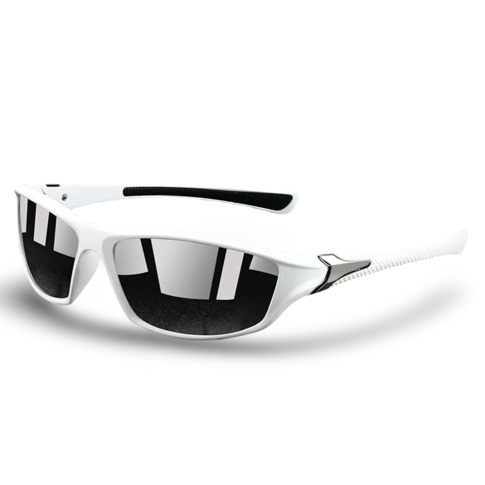 Polarized Wraparound Sunglasses with UV400 Protection for Outdoor Use