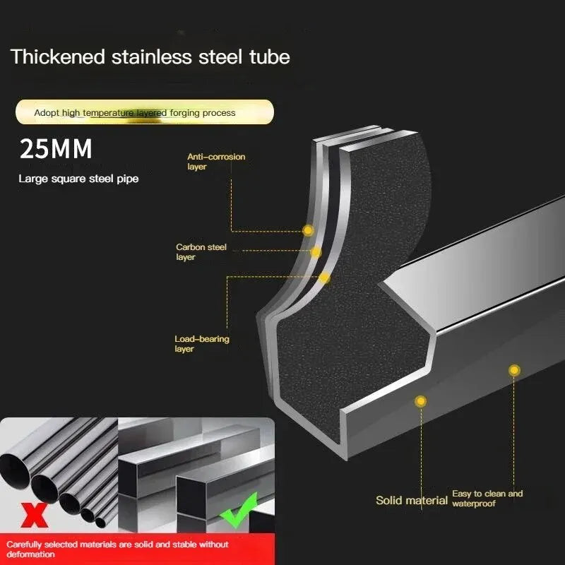 Height Adjustable Roll Base with Shock Absorption for Appliances – Lockable Wheels for Mobility