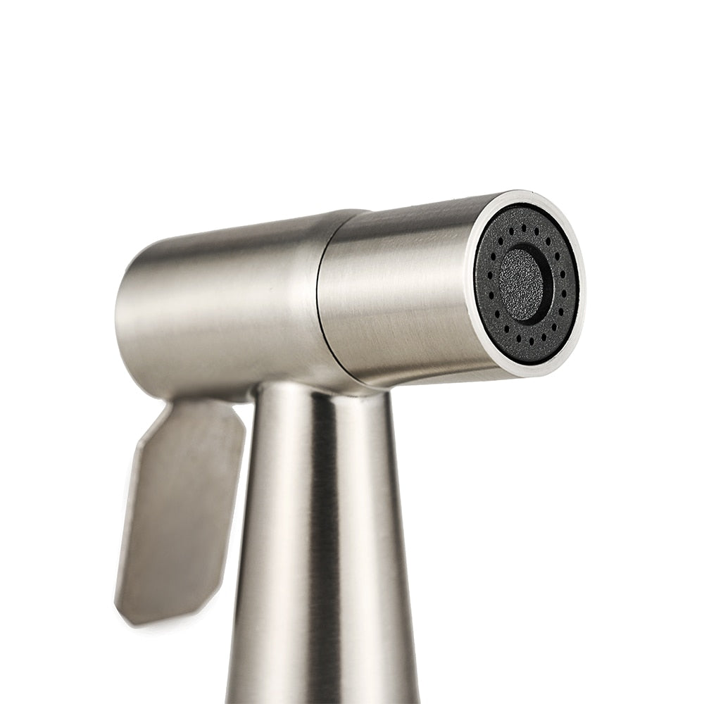 Wall-Mounted Handheld Bidet Sprayer with 1.5m Hose - Single Hole Setup