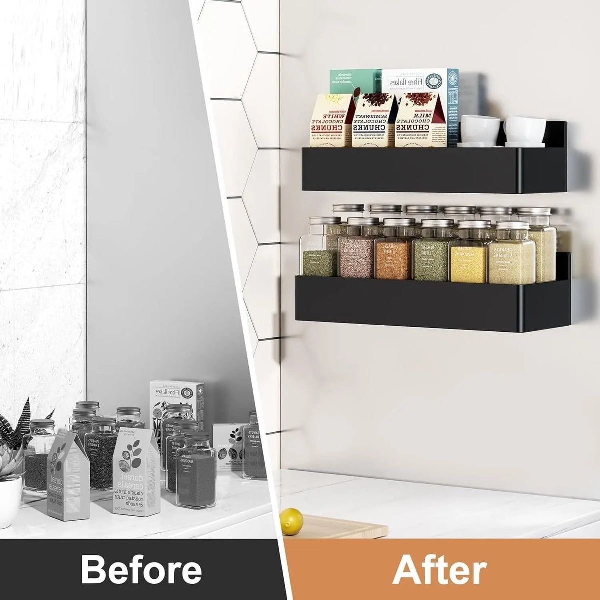Magnetized Kitchen Organizer – Holds Up to 3.6 kg Effortlessly