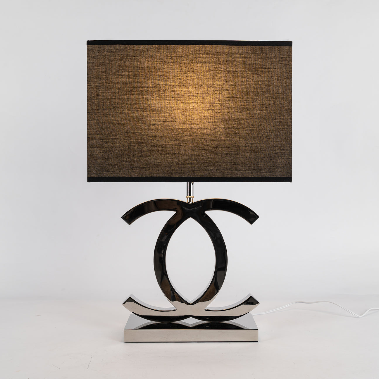 Modern Stainless Steel Table Lamp for Bedroom or Office Desk