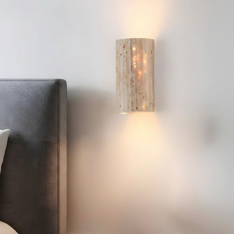Natural Stone LED Wall Light – Warm White 3000K – Indoor IP20