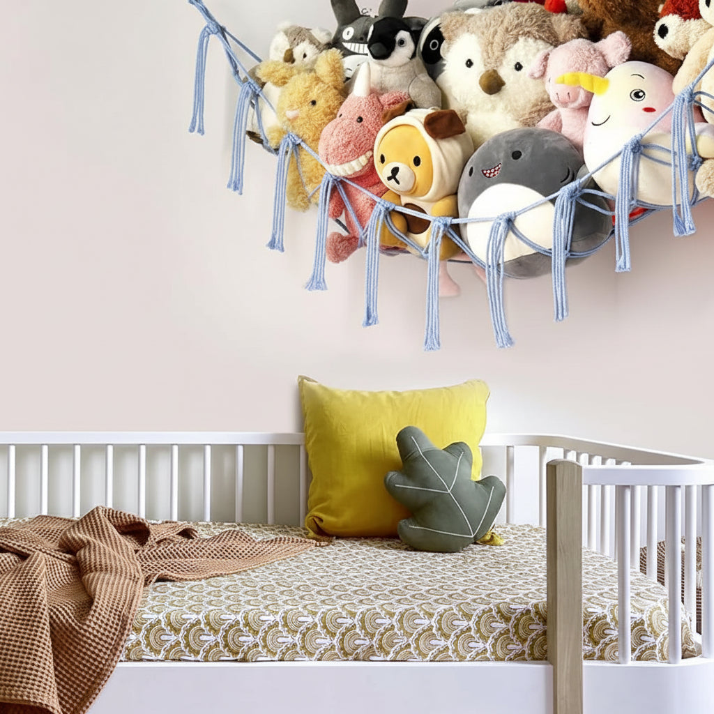 Stylish Hanging Organizer for Plush Toys and More