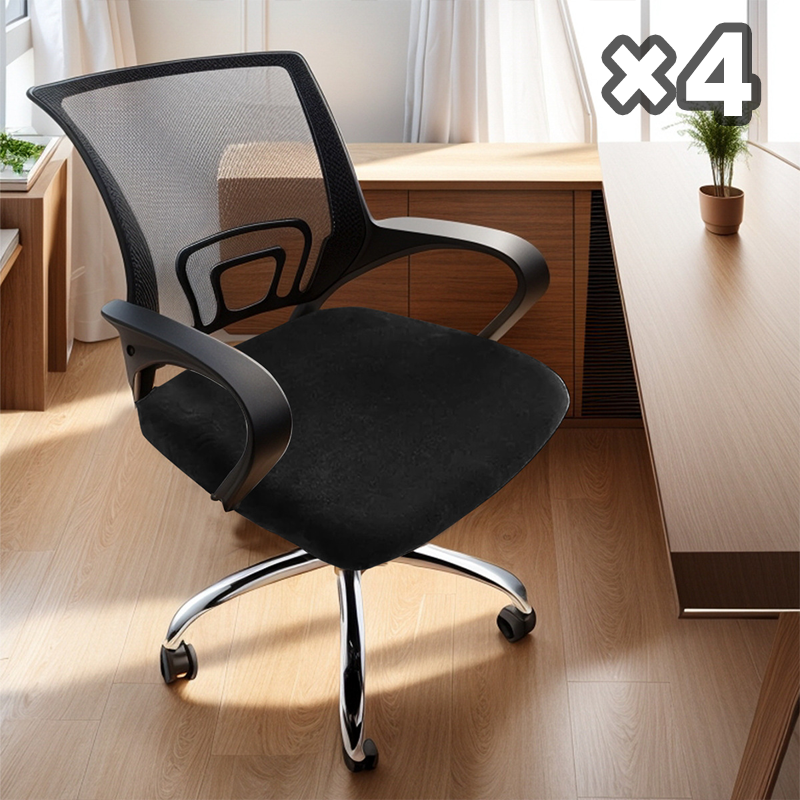 Set of 4 Stretchable Chair Covers – Snag-Resistant Fabric for Daily Use
